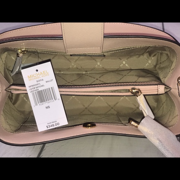 Michael Kors Sofia Leather Satchel & Wallet - Picture 10 of 13